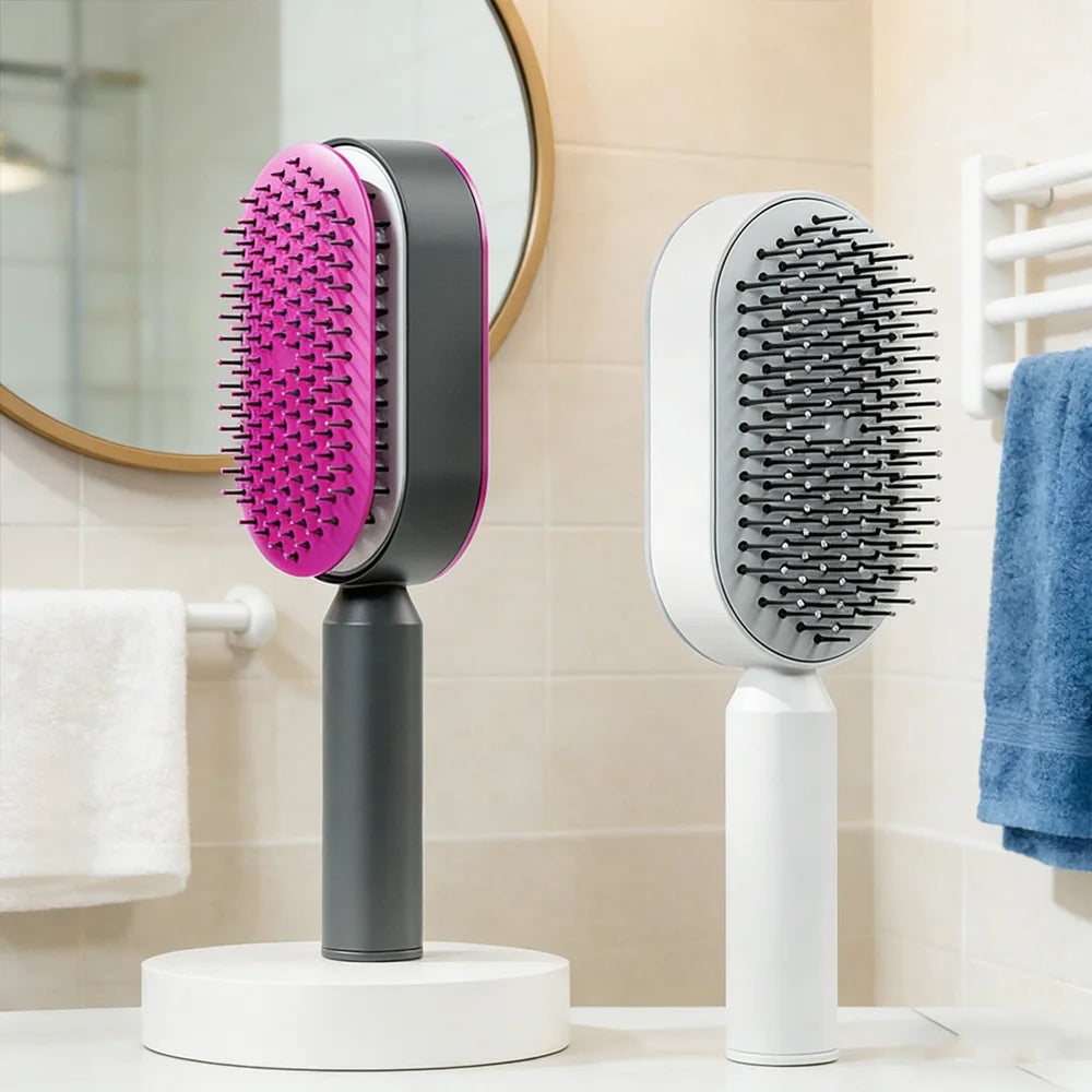 Titolo Consigliato: SilkBrush™ - La Spazzola Autopulente 3D 🇨🇭
Capelli perfetti, spazzola sempre nuova. ✨
Dimentica la fatica di rimuovere manualmente i capelli incastrati. Con SilkBrush™, la pulizia avviene in un secondo con un solo clic, garantendo un